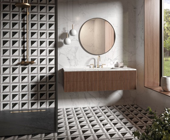 Majestic White Natural Porcelain Wall & Floor Tile 600x600mm